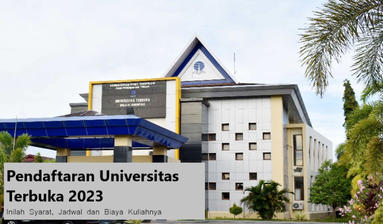 Universitas Terbuka Yogyakarta Pendaftaran 2023